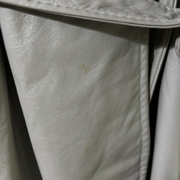 EC Peter Caruso Genuine Leather sz 14 fur top belt jacket - Picture 5 of 16